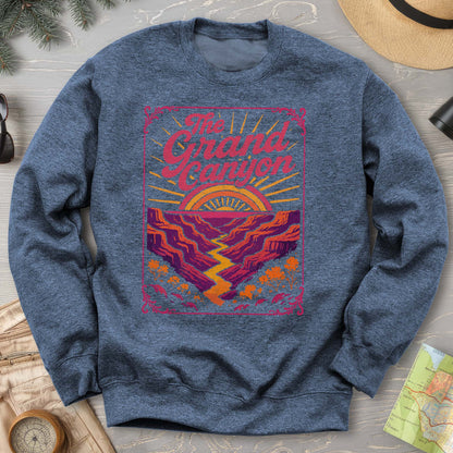 Grand Canyon Retro Neon Sweatshirt