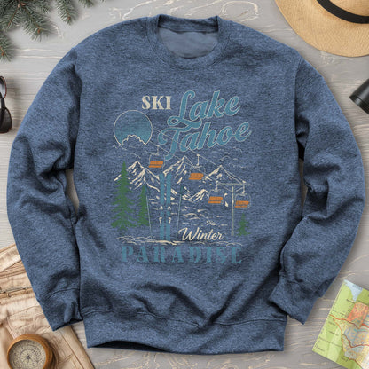 Retro "Ski Lake Tahoe" Sweatshirt