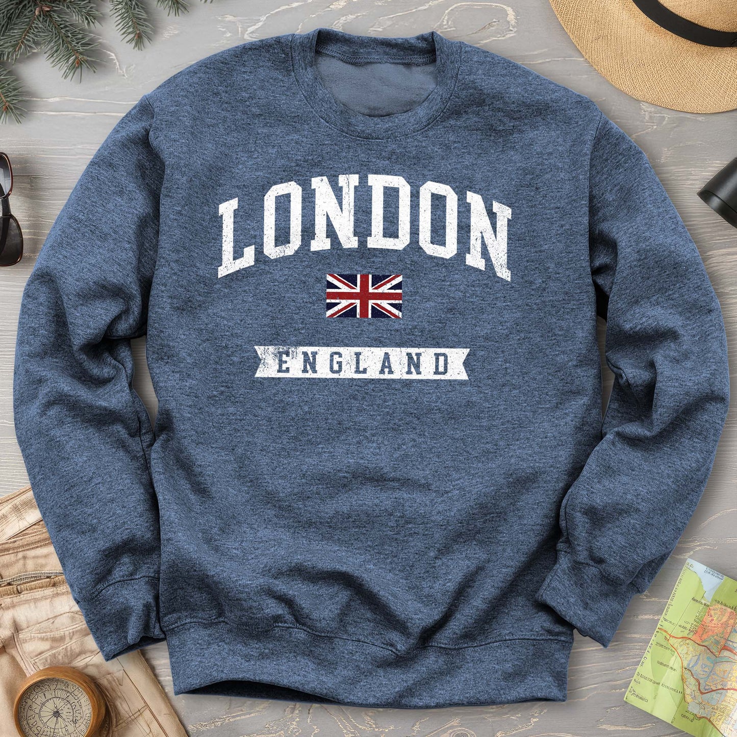 London Varsity Flag Sweatshirt