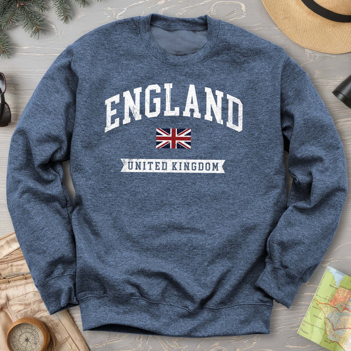 England Varsity Flag Sweatshirt