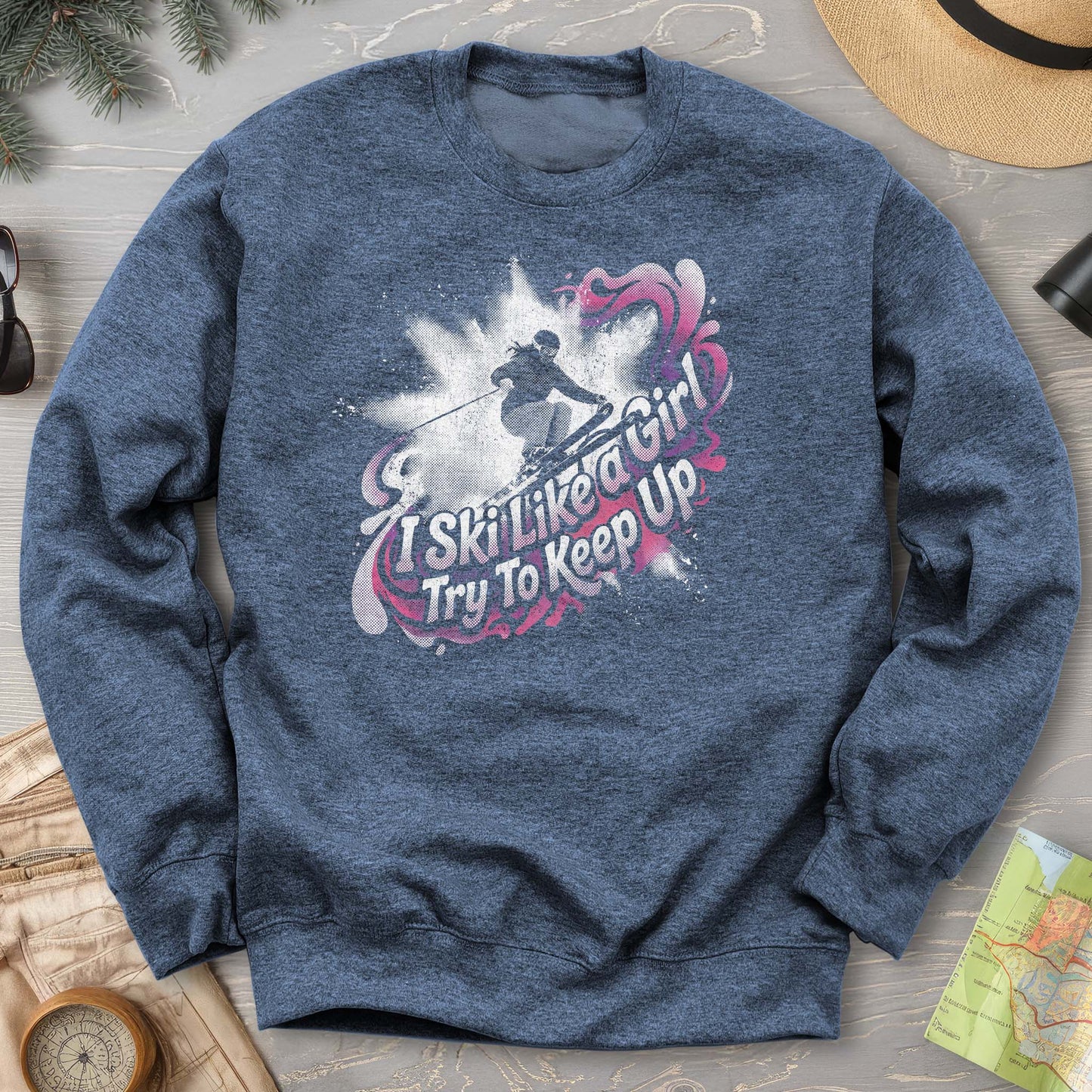 Ski Like a Girl Sweatshirt
