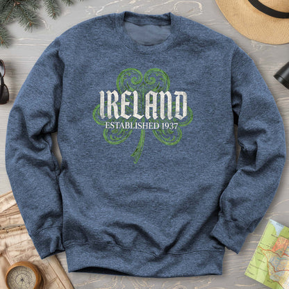 Ireland Gothic Shamrock Sweatshirt