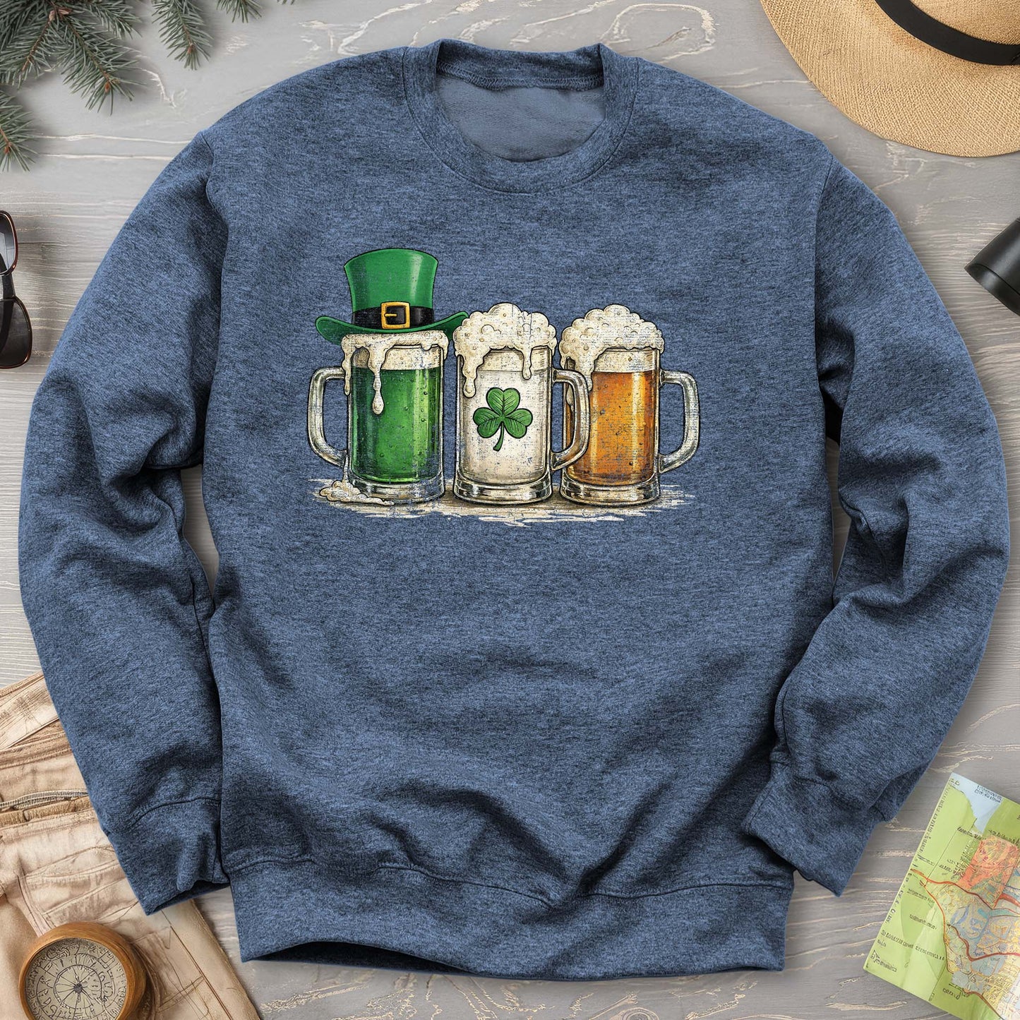 Irish Flag Mugs Sweatshirt