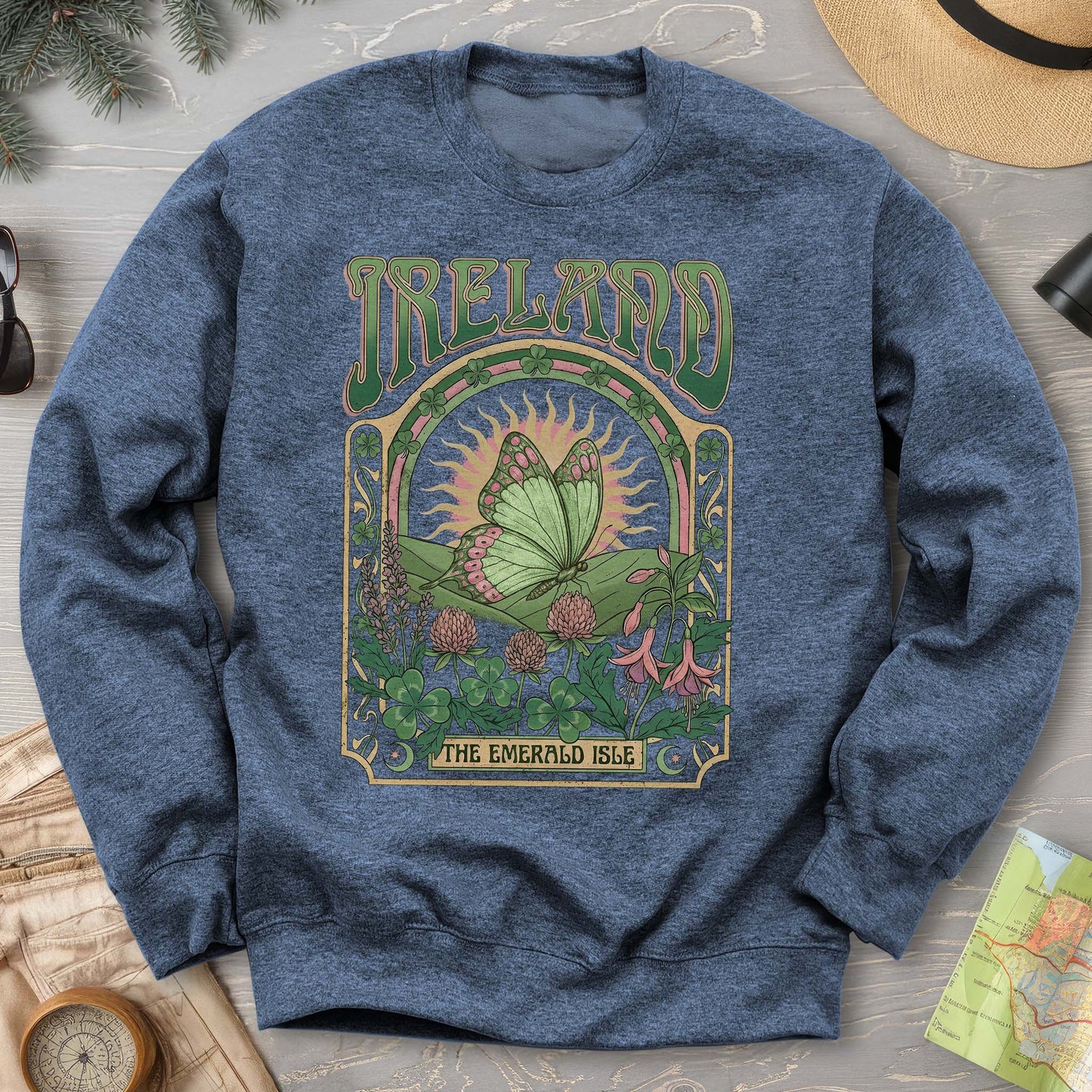 Ireland Butterfly Sweatshirt