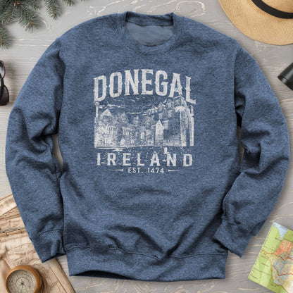 Donegal Ireland Vintage Print Sweatshirt