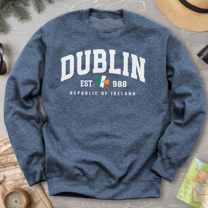 Dublin Varsity Flag Sweatshirt