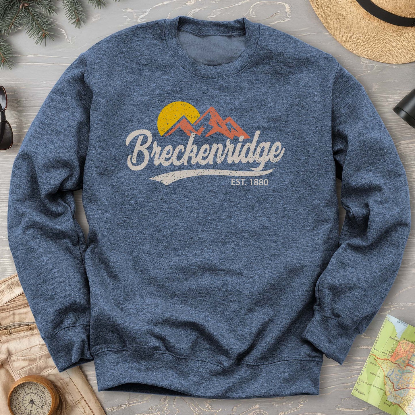 Breckenridge Vintage Script Sweatshirt