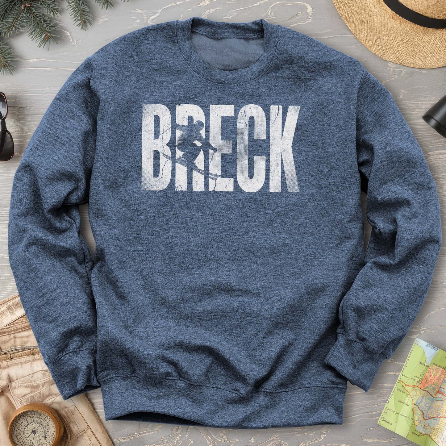 BRECK Skier Sweatshirt