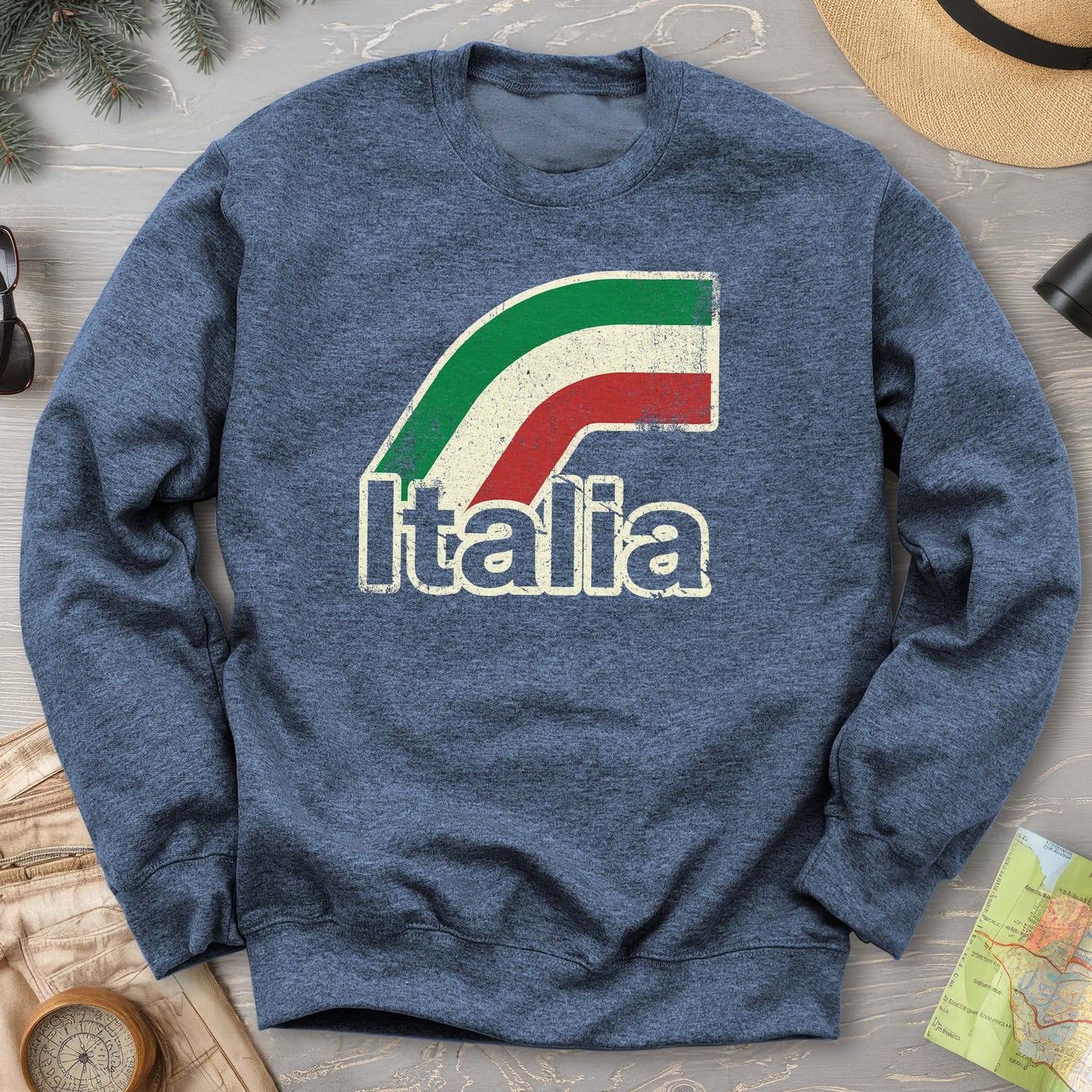 Italia Stripes Sweatshirt