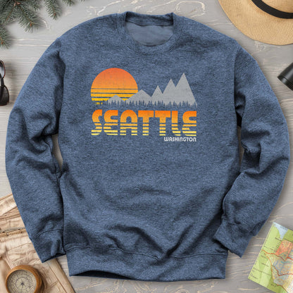 Seattle 80's Retro Sweatshirt