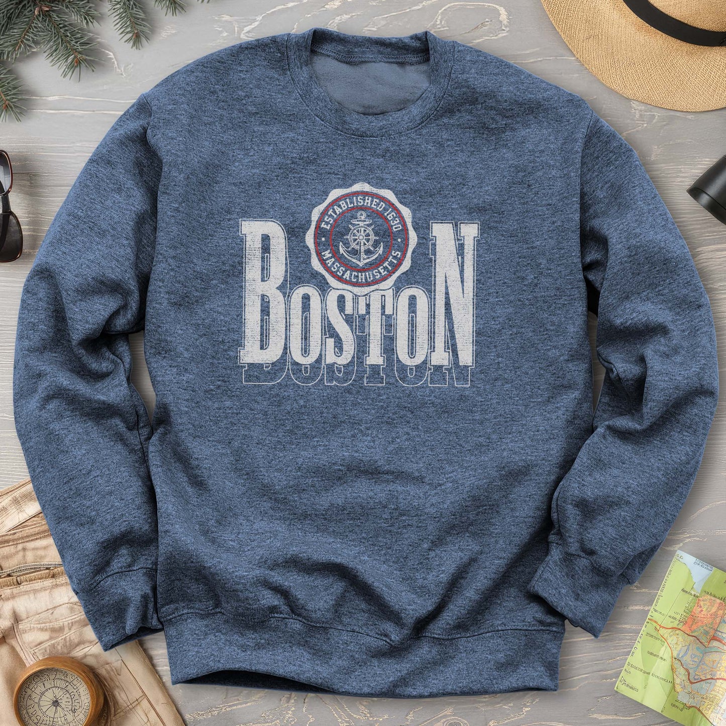 Boston Scoop Sweatshirt
