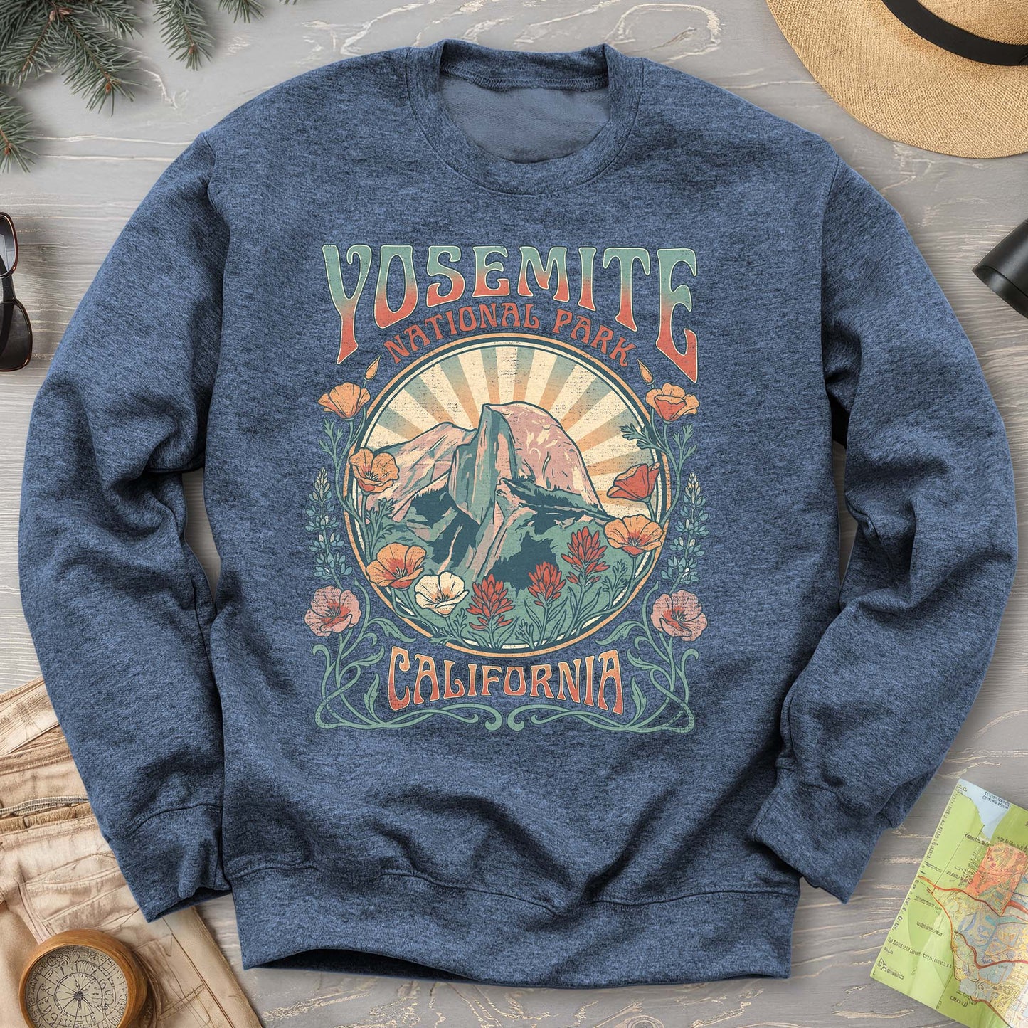 Yosemite Flower Power Sweatshirt