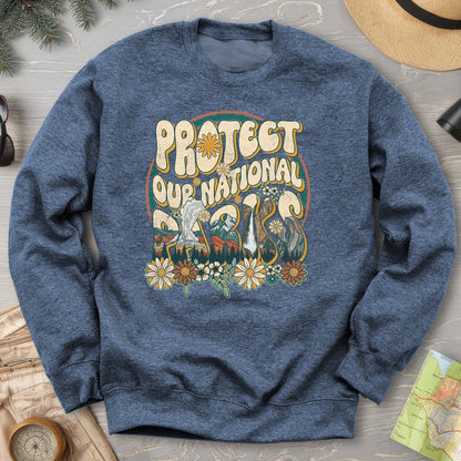 Protect Our Parks Groovy Sweatshirt