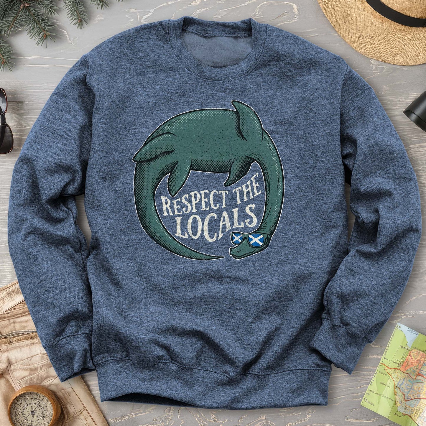 Loch Ness Respect The Locals Sweatshirt