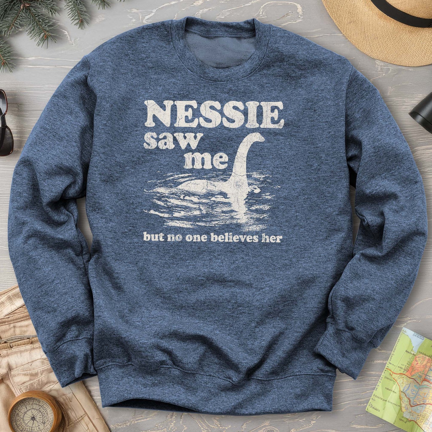 Nessie Saw Me Sweatshirt
