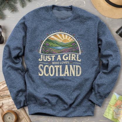 Just A Girl Scotland Sweatshirt