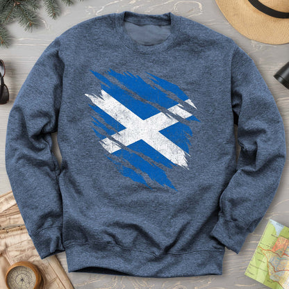 Scotland Weathered Flag Sweatshirt