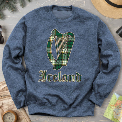 Ireland Tartan Harp Sweatshirt