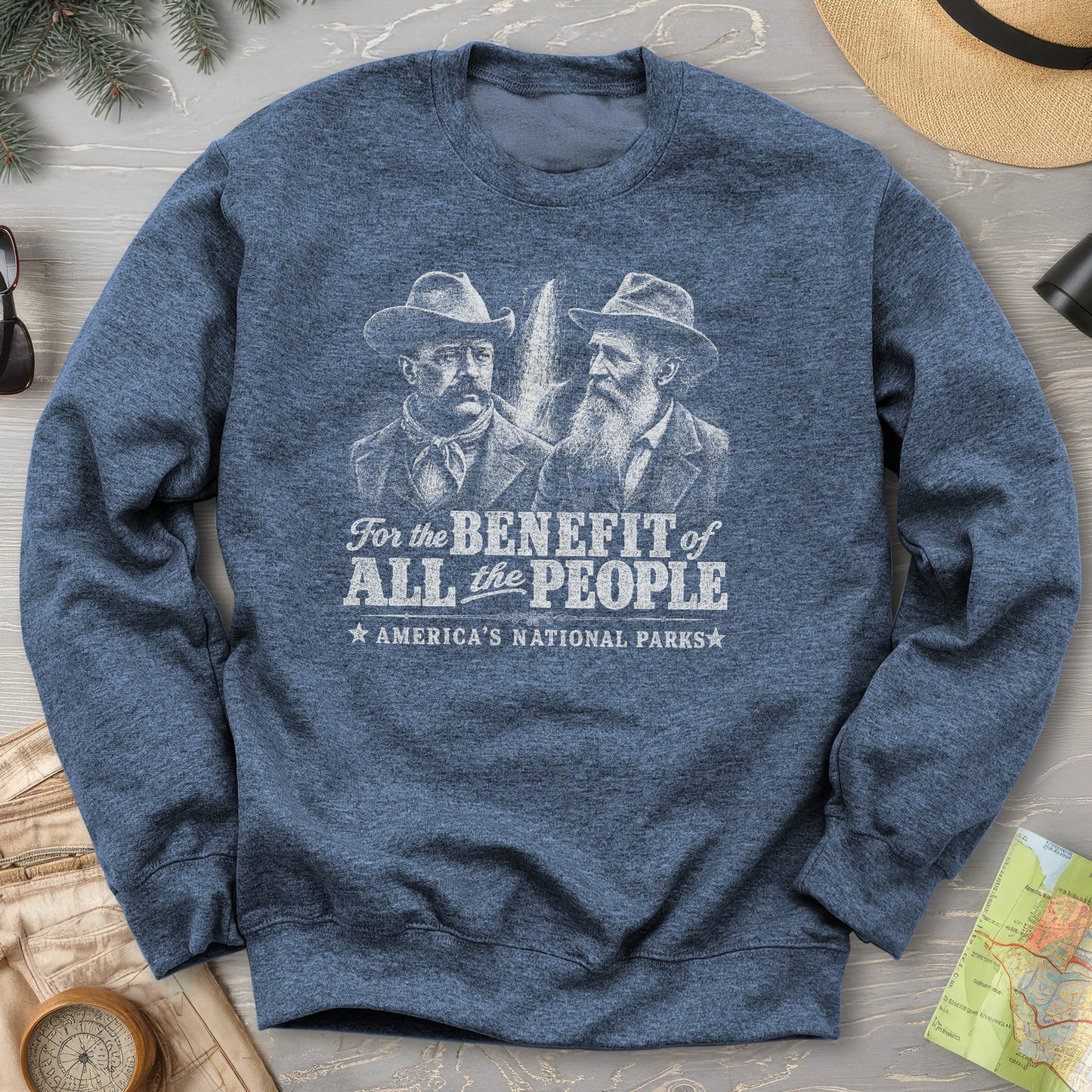 Roosevelt and Muir Sweatshirt