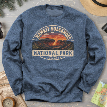 Hawaii Volcanoes Medallion Sweatshirt