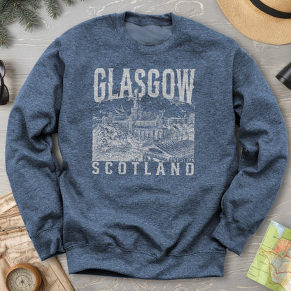 Glasgow Scotland Sketch Sweatshirt