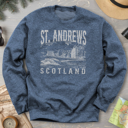 St. Andrews Scotland Sketch Sweatshirt