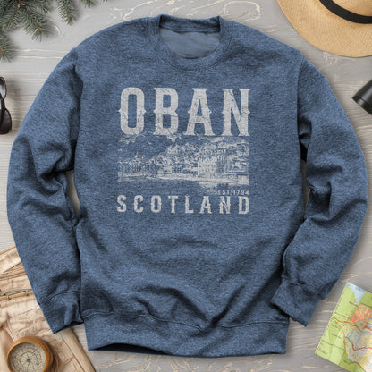 Oban Scotland Sketch Sweatshirt