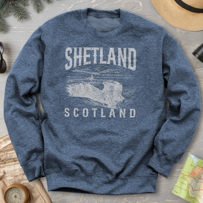 Shetland Scotland Sketch Sweatshirt