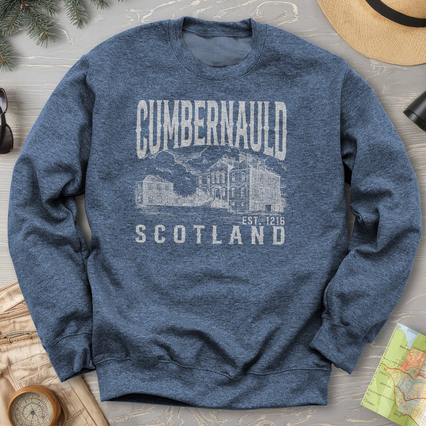 Cumbernauld Scotland Sketch Sweatshirt