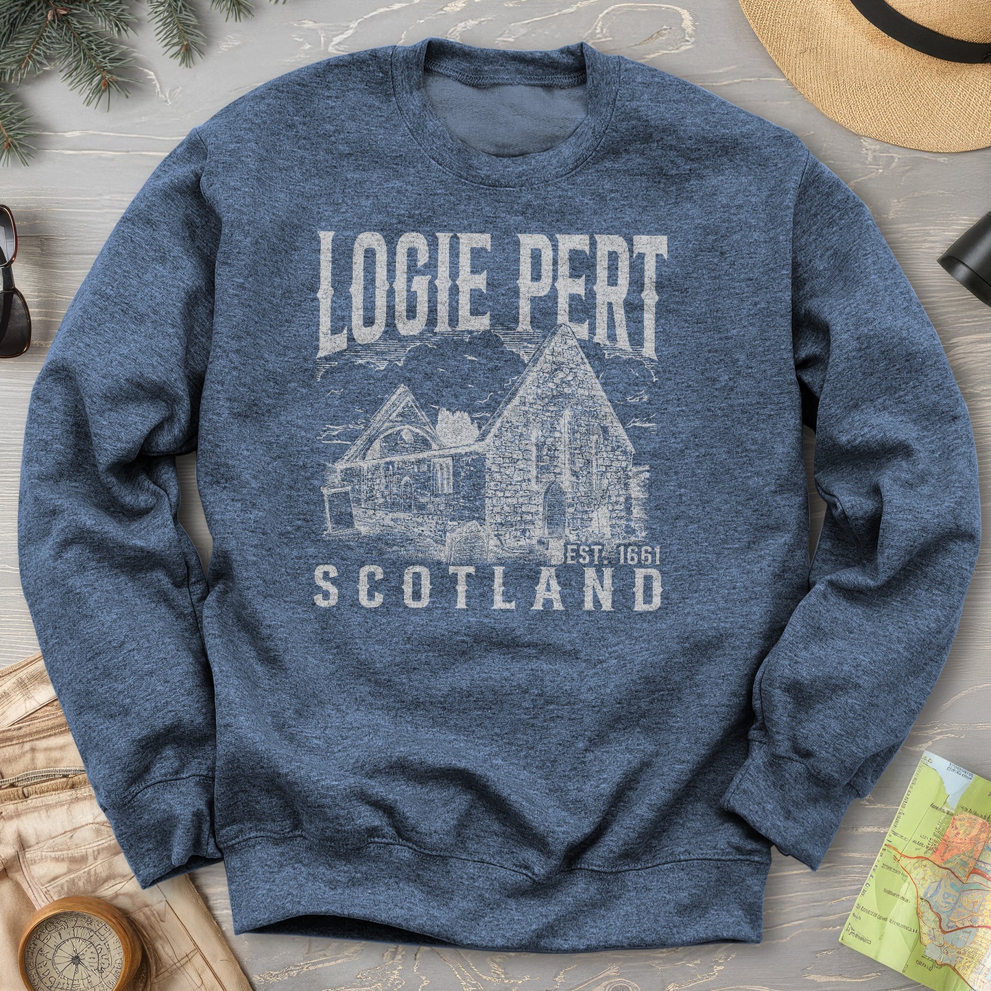 Logie Pert Scotland Sketch Sweatshirt