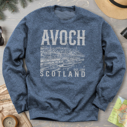 Avoch Scotland Sketch Sweatshirt