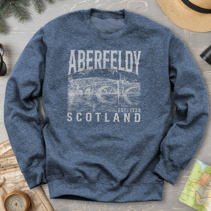 Aberfeldy Scotland Sketch Sweatshirt