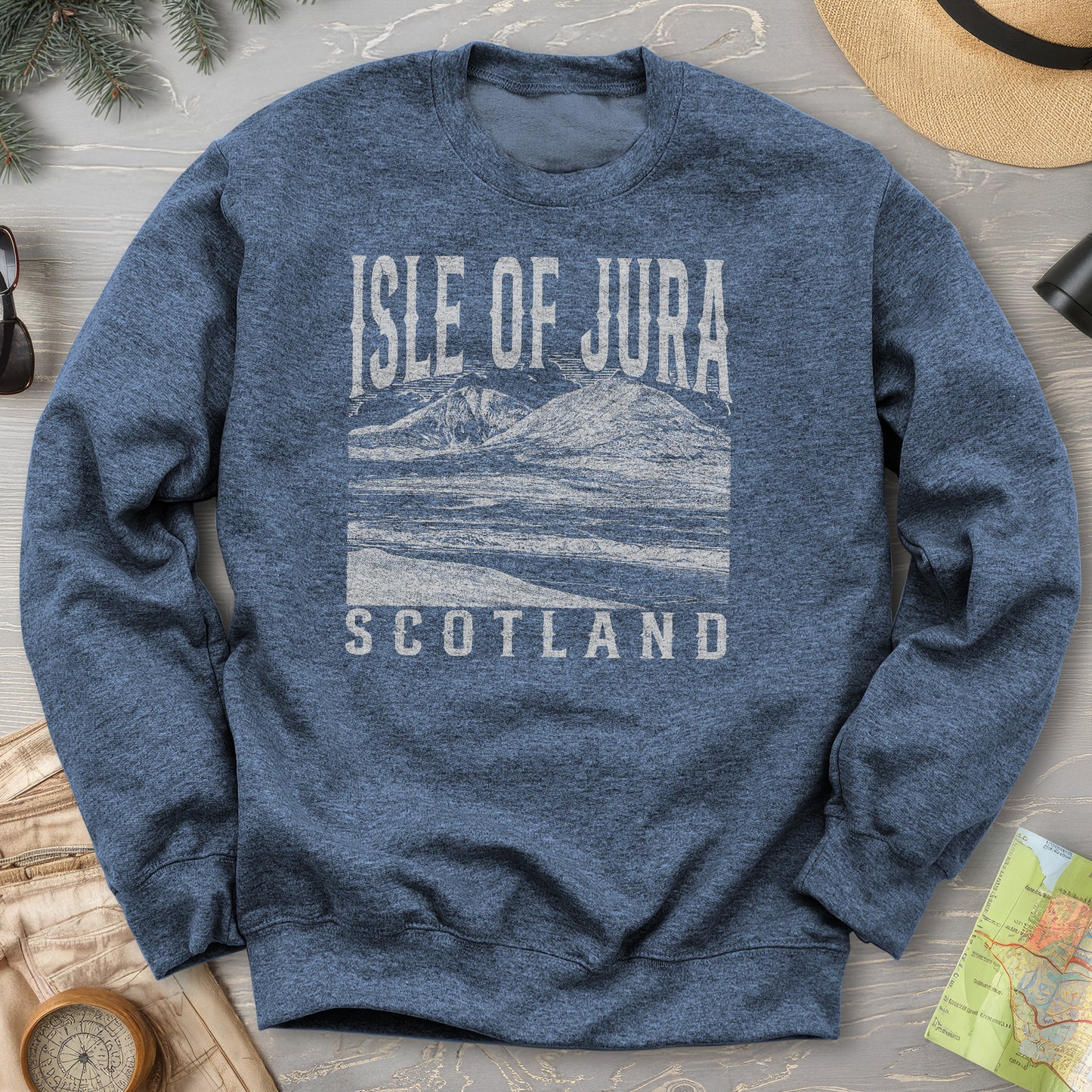 Isle of Jura Scotland Sketch Sweatshirt