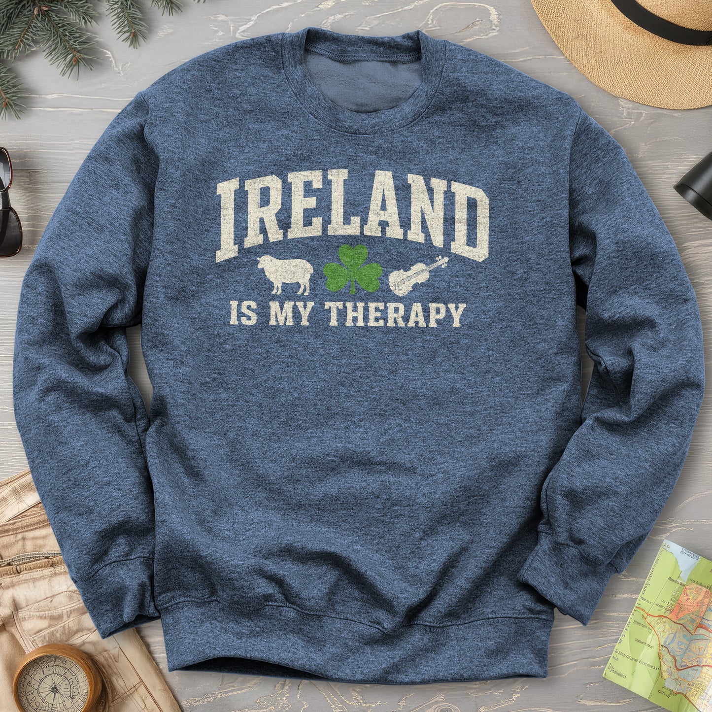 Ireland Is My Therapy Sweatshirt