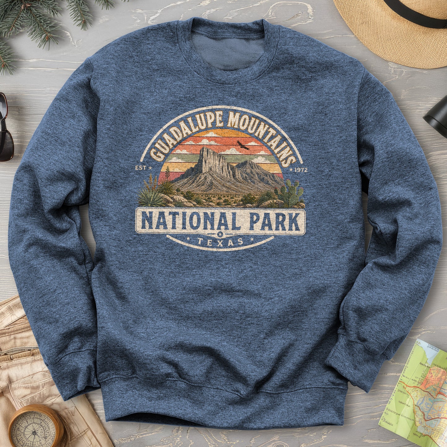 Guadalupe Mountains Medallion Sweatshirt