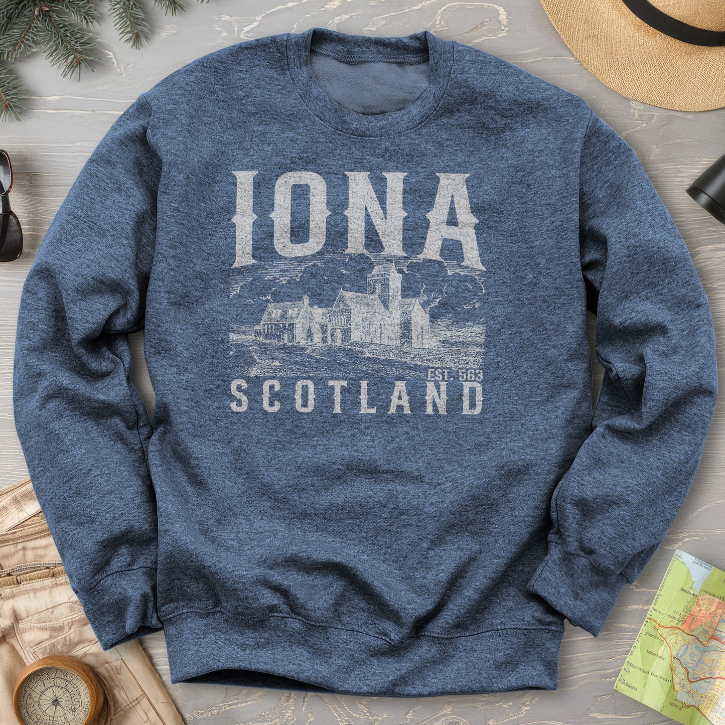 Iona Scotland Sketch Sweatshirt
