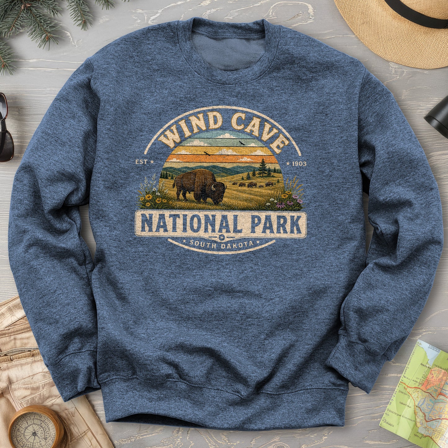 Wind Cave Medallion Sweatshirt