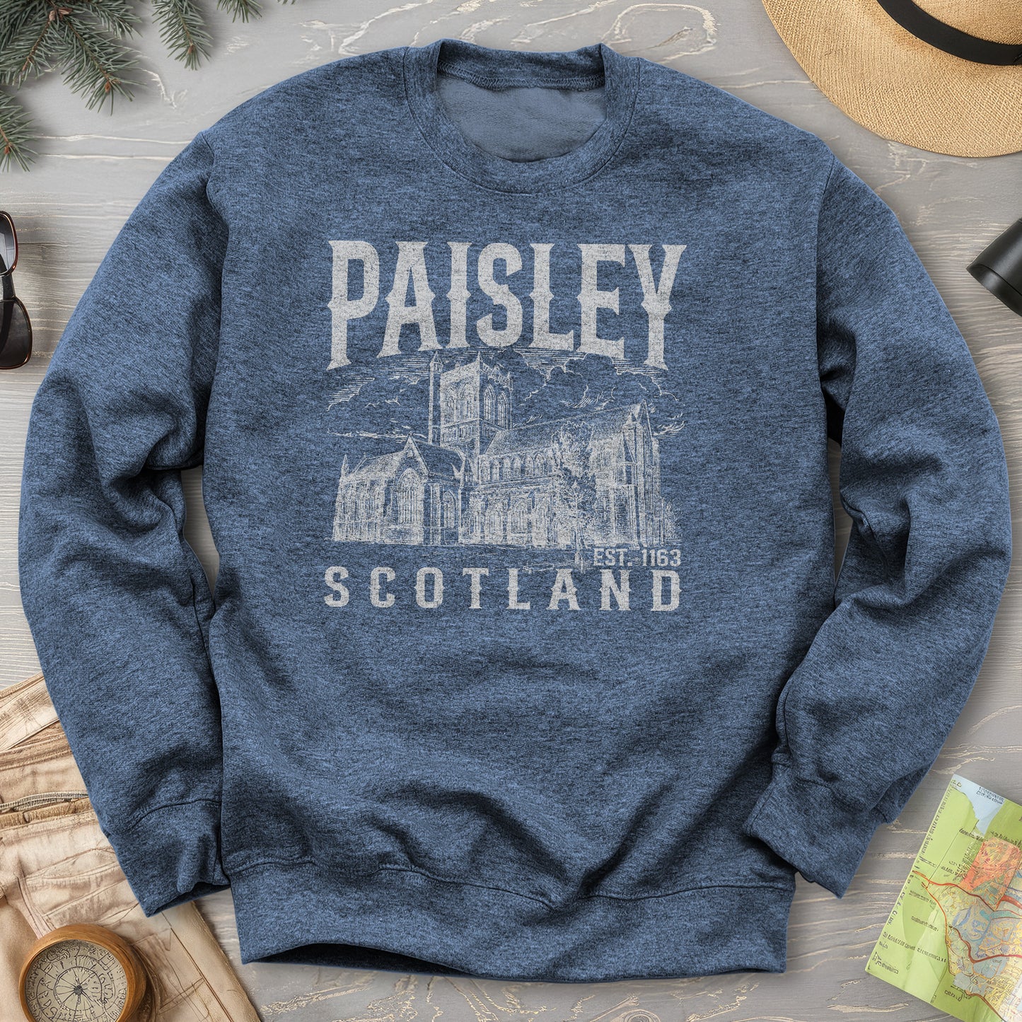 Paisley Scotland Sketch Sweatshirt