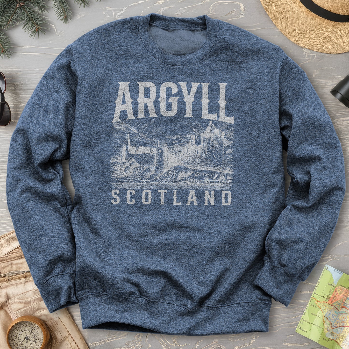 Argyll Scotland Sketch Sweatshirt