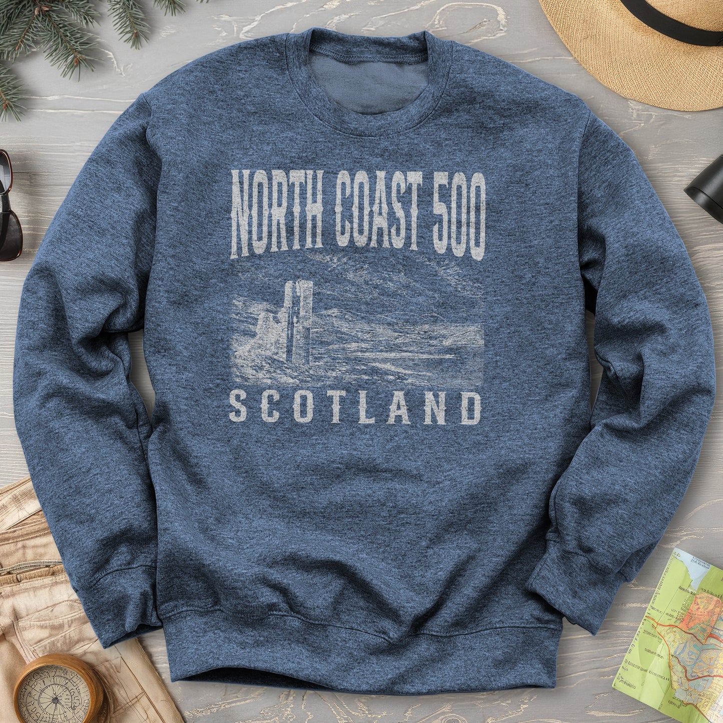 Castleisland Scotland Sketch Sweatshirt