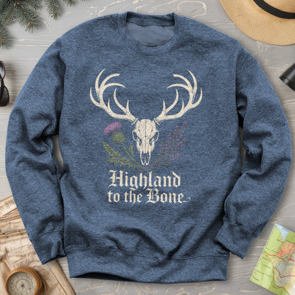 Highland Stag Skull Sweatshirt