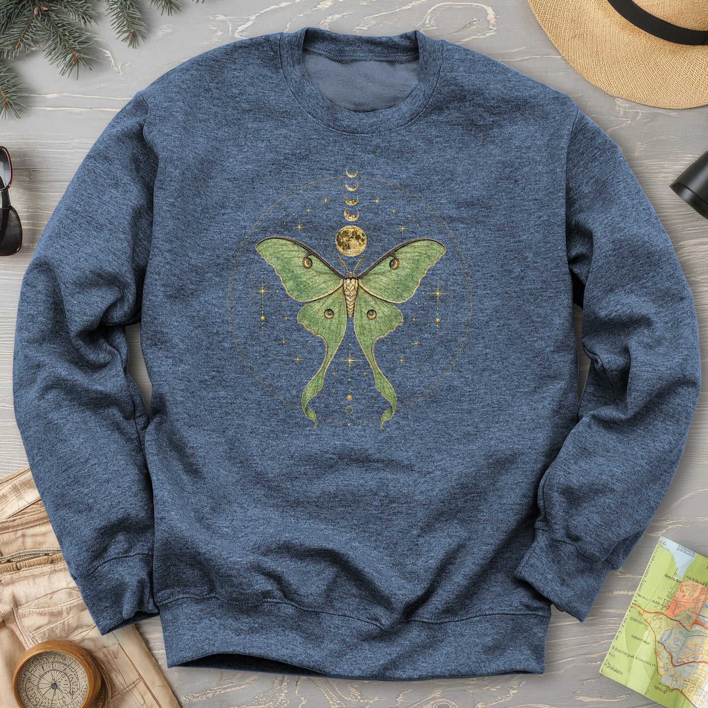Mystic Lunar Moth Sweatshirt
