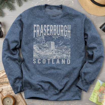 Fraserburgh Scotland Sketch Sweatshirt