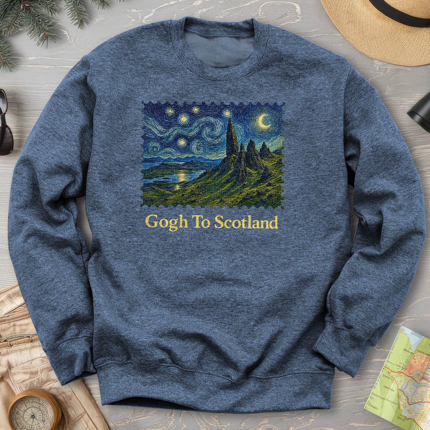 Gogh To Scotland Sweatshirt
