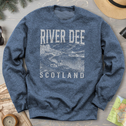 River Dee Scotland Sketch Sweatshirt