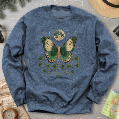 Shamrock Moon Butterfly Sweatshirt