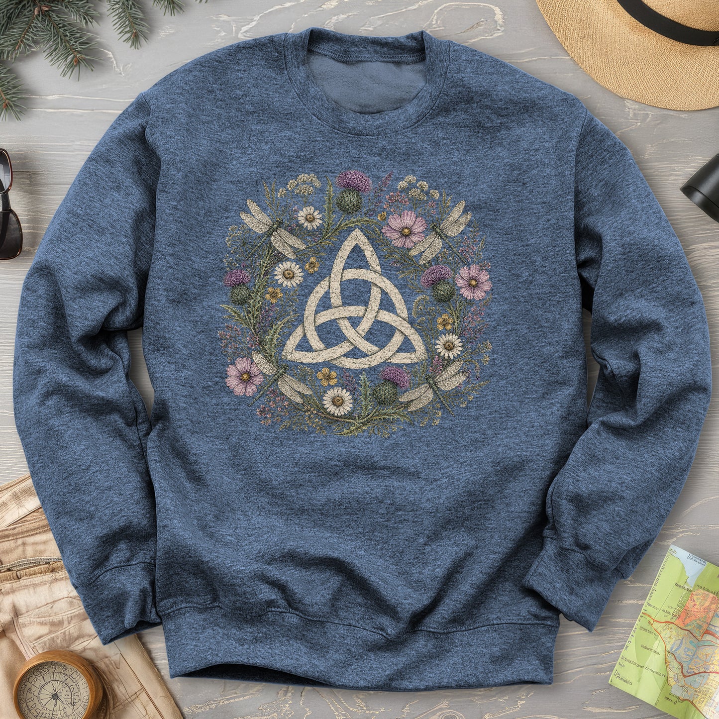 Trinity Knot Wreath Sweatshirt