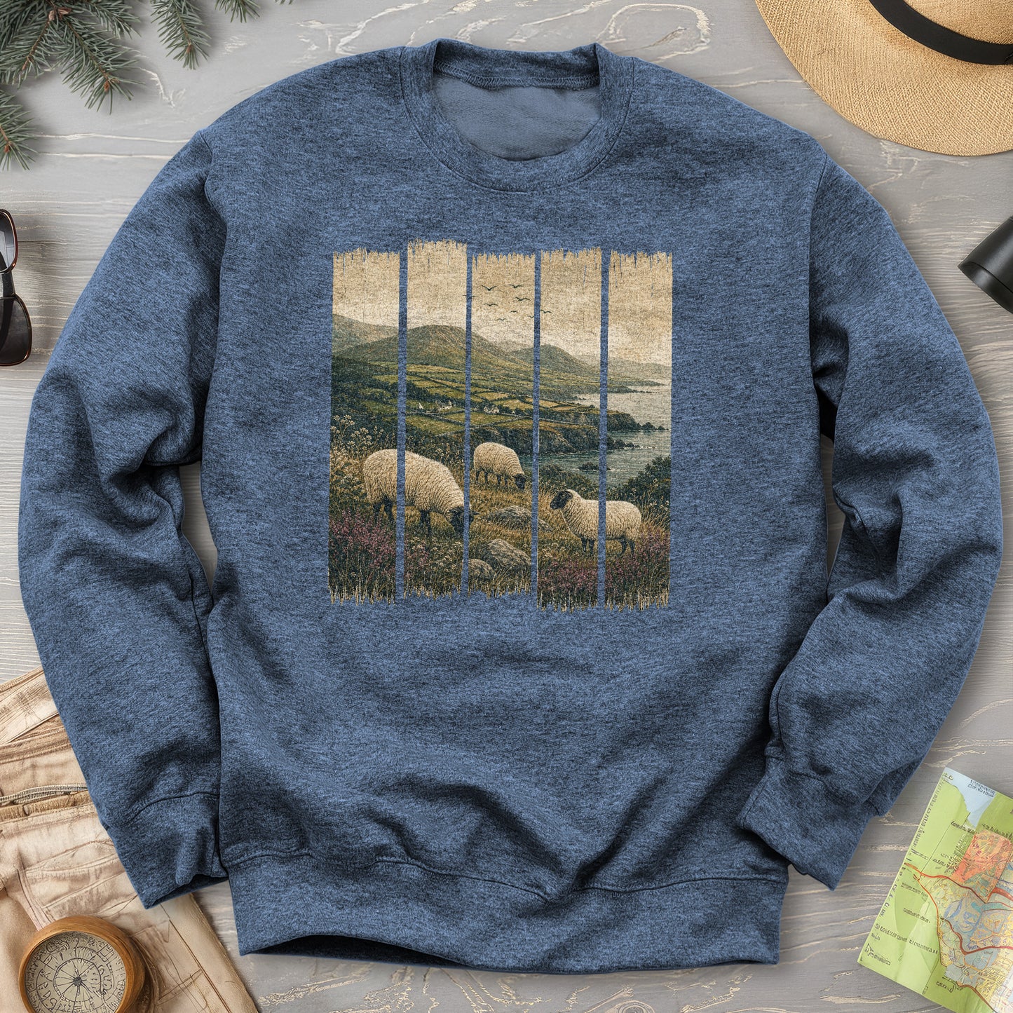 Ireland Sheep Panels Sweatshirt