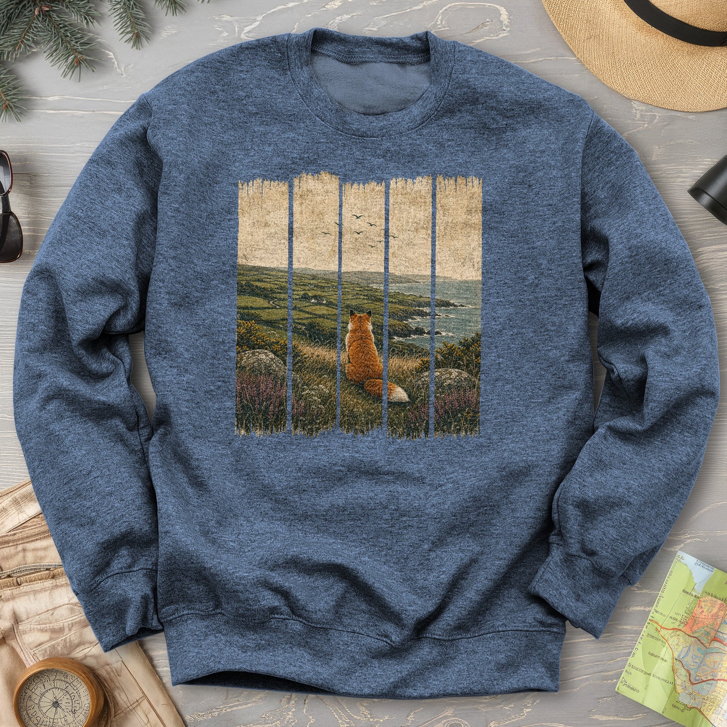 Ireland Fox Panels Sweatshirt