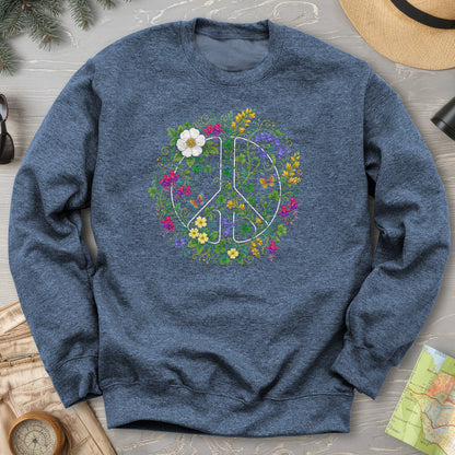 Floral Irish Peace Sweatshirt